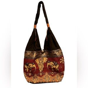 Elephant Patterned Tote